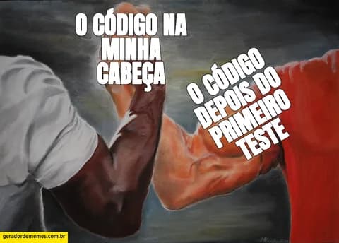 Meme criado a partir de Aperto de Mão Épico