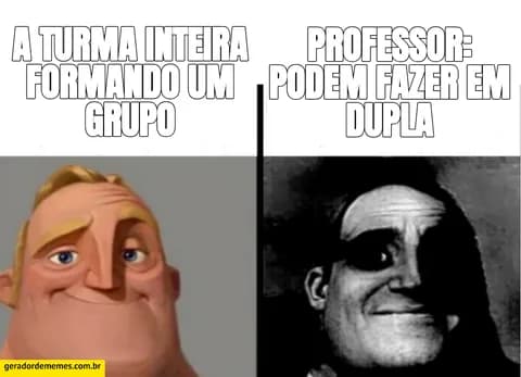 Meme criado a partir de Cópia do Professor