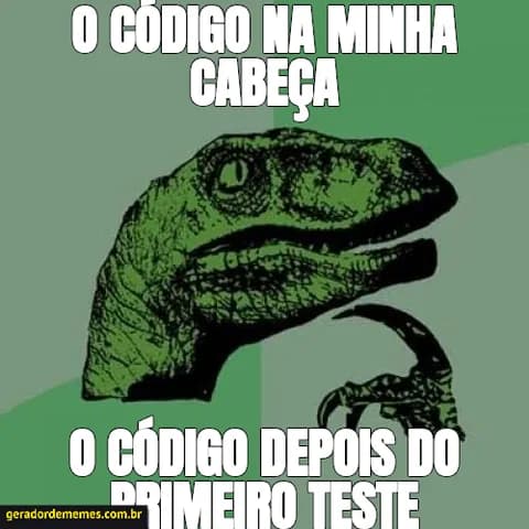 Meme criado a partir de Filosoraptor