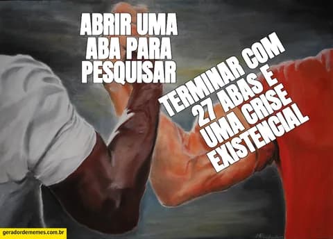 Meme criado a partir de Aperto de Mão Épico