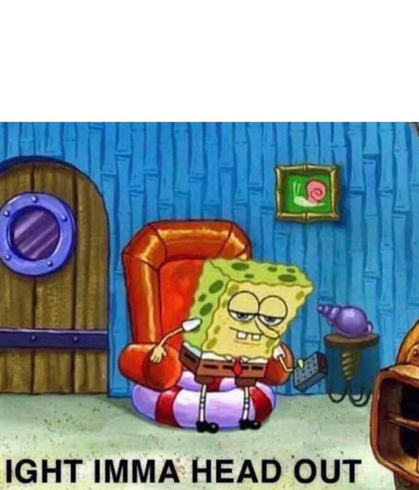 Bob Esponja, Vou Nessa