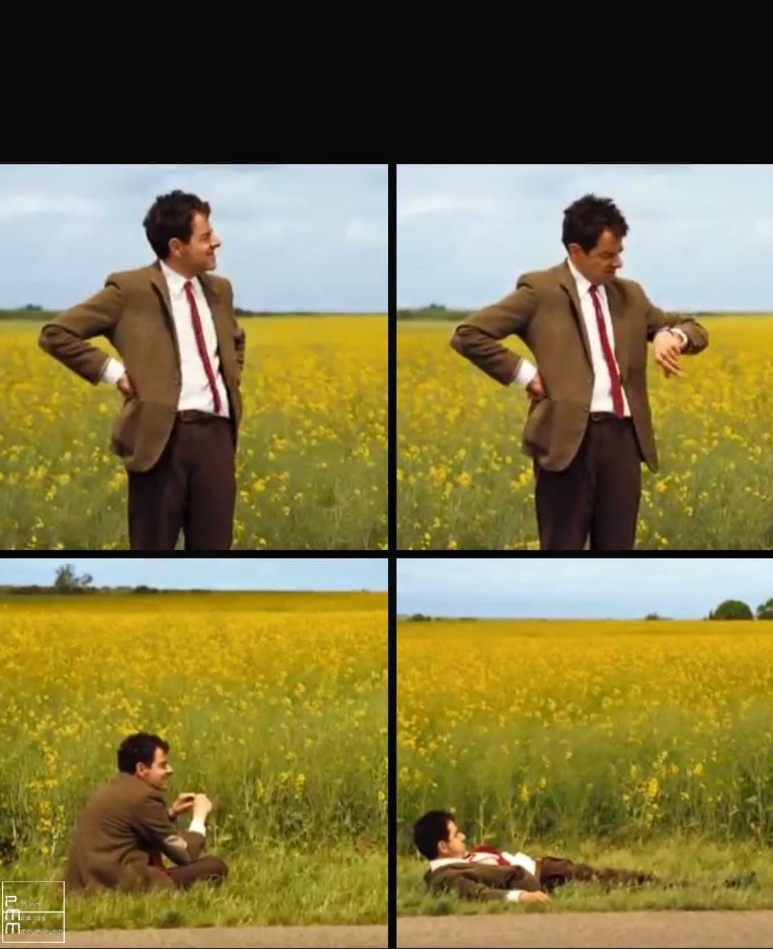 Mr. Bean Esperando