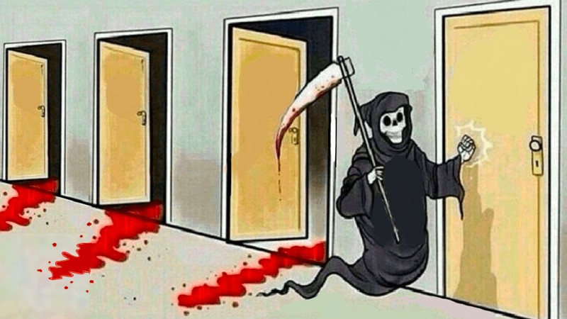 Morte Batendo na Porta