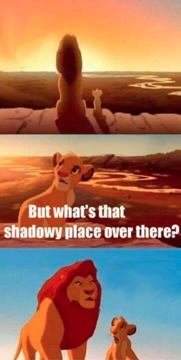 Simba, Lugar Sombrio