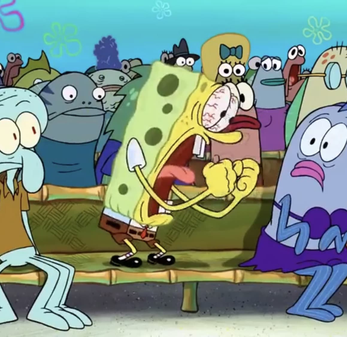 Bob Esponja Gritando