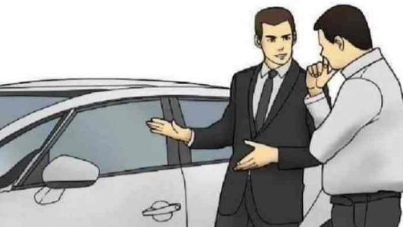 Vendedor de Carros Batendo no Teto