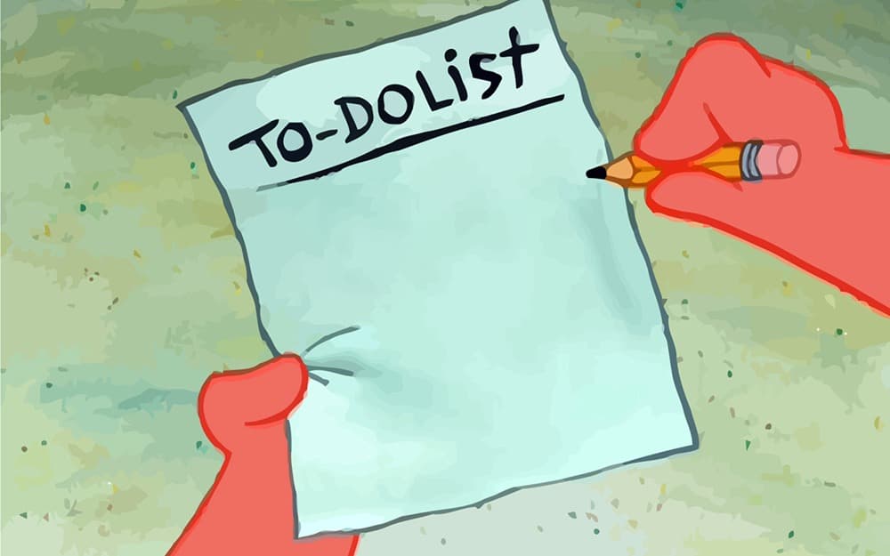 Lista de Tarefas do Patrick