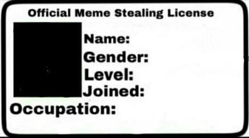 Licença Para Roubar Memes