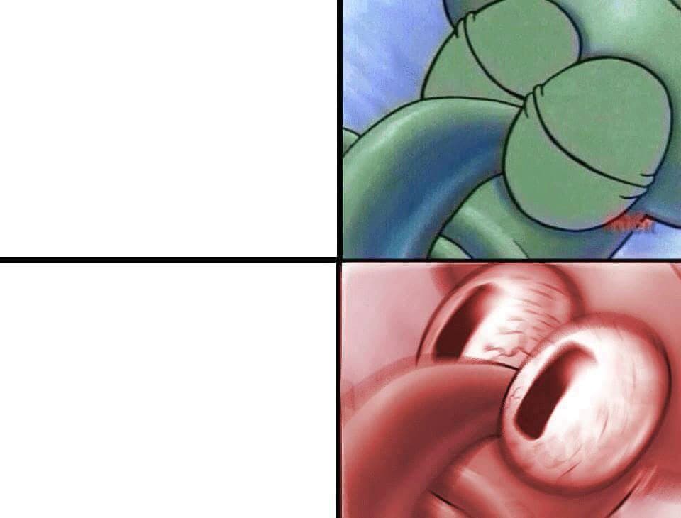 Squidward Dormindo