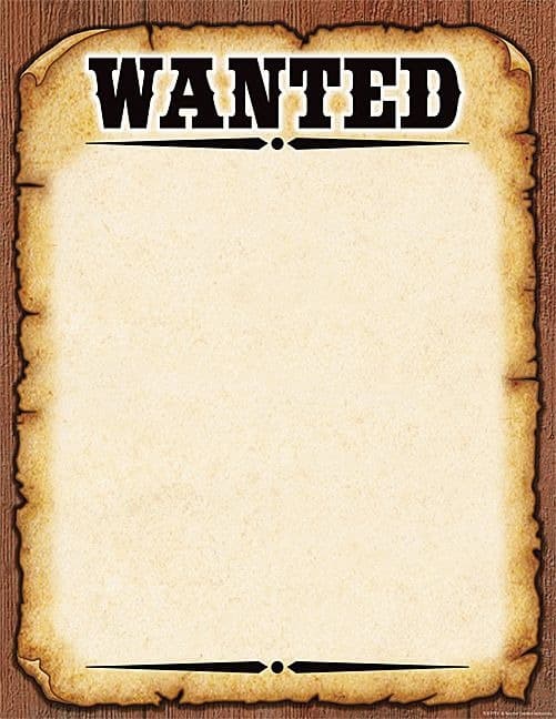 Cartaz De Procurado