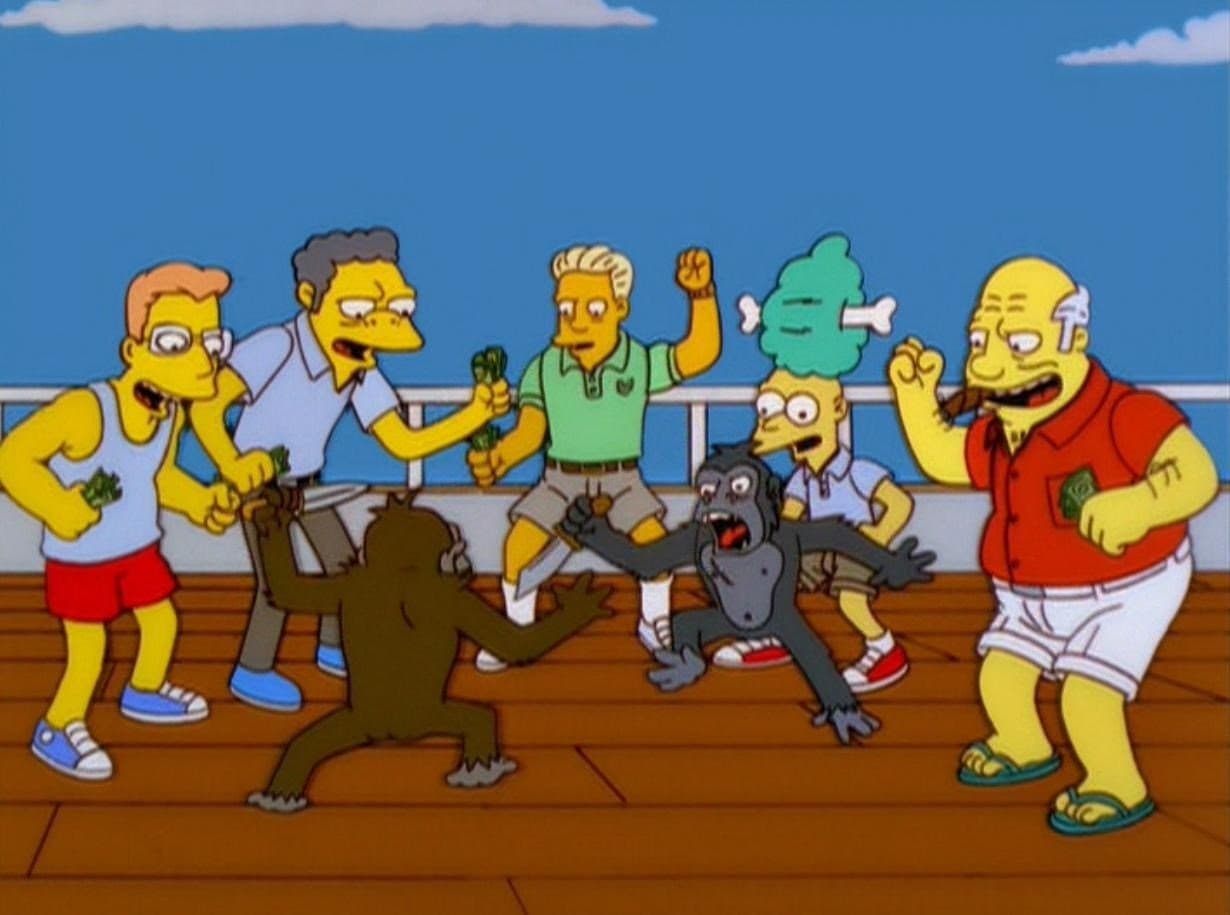 Simpsons Luta De Macacos