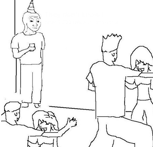 Cara No Canto Da Festa
